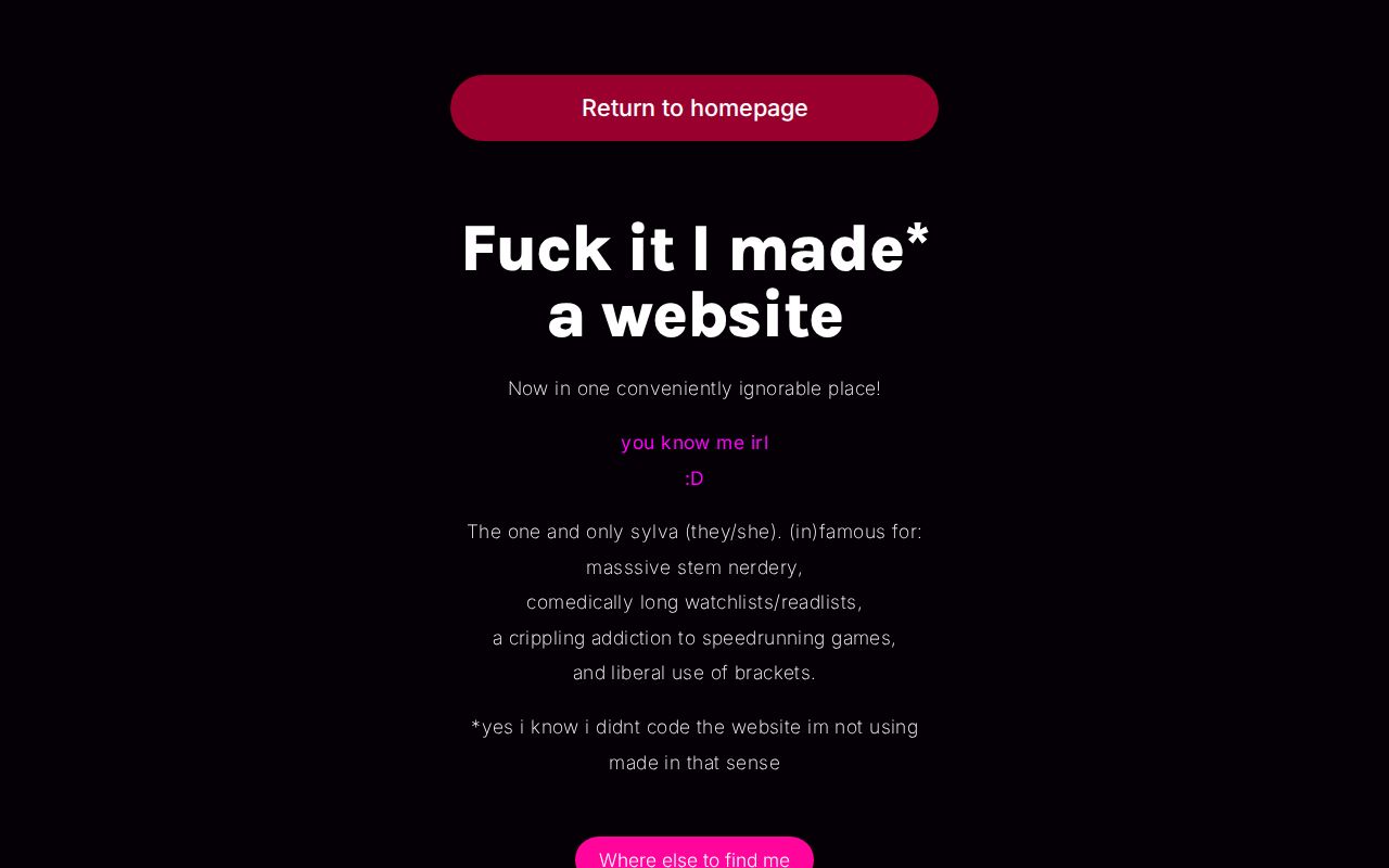 Sylva s page